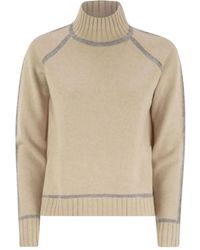 Max Mara - Jersey con manga raglán y cuello alto - Lyst