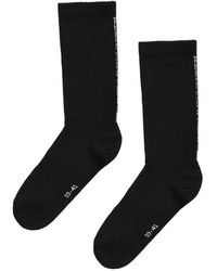 Wolford - Socks With Logo And Back Seam - Lyst