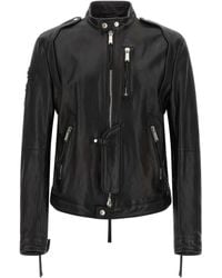DSquared² - X Ducati Leather Jacket - Lyst
