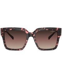 Vogue Eyewear - Tortoiseshell-Effect Sunglasses - Lyst