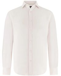BOGGI - Garment-Washed Linen Shirt - Lyst