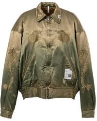 Maison Mihara Yasuhiro - Embroidered Bomber Jacket - Lyst