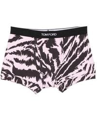 Tom Ford - Tiger-Print Boxer Briefs - Lyst