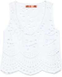 Ermanno Scervino - Broderie Anglaise Top - Lyst