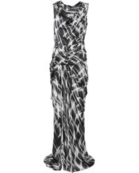 Rick Owens - Drapiertes Strutter Maxikleid - Lyst