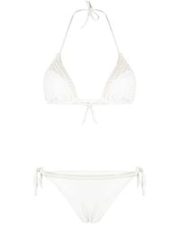 Twinset - Pearl-Detail Bikini Two-Piece Set - Lyst
