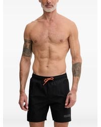 Napapijri - Logo-Patch Drawstring Swim Shorts - Lyst