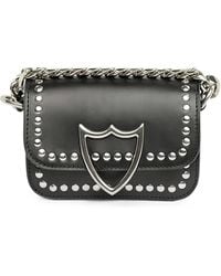 HTC - Micro Studded Leather Shoulder Bag - Lyst