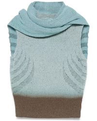 Charlie Constantinou - Set Aus Stricktop Und -Schal - Lyst