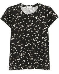 Rag & Bone - T-Shirt mit Blumen-Print - Lyst