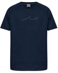 Paul & Shark - Logo-Detail T-Shirt - Lyst