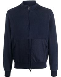 Corneliani - Mock-Neck Zip-Up Sweatshirt - Lyst