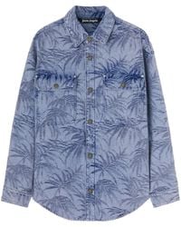 Palm Angels - Palms Denim Shirt - Lyst