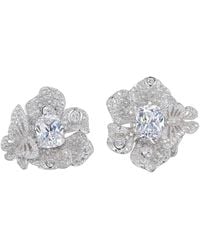 Anabela Chan - 18Kt Peony Diamond Cocktail Earrings - Lyst