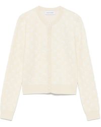 Marine Serre - Cardigan Aus Mond-Jacquard - Lyst