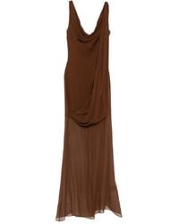 GIUSEPPE DI MORABITO - Draped-Detail Dress - Lyst
