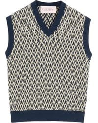 Valentino Garavani - Toute La V Jacquard Vest - Lyst
