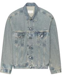 Maison Margiela - Tape-Detail Denim Jacket - Lyst
