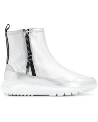 Hogan - Interactive Ankle Boots - Lyst