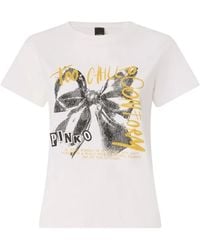 Pinko - T-Shirt À Imprimé Graphique - Lyst