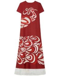 La DoubleJ - Swing Maxi-Jurk - Lyst
