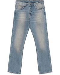 flâneur - Frayed-Hem Cotton Jeans - Lyst