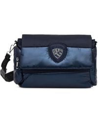 Blauer - Padded Logo-Patch Shoulder Bag - Lyst