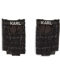 KARL LAGERFELD - K/Essential Fingerless Gloves - Lyst