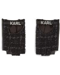 Karl Lagerfeld - K/Essential Fingerless Gloves - Lyst