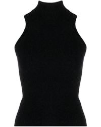 Patou - High-Neck Knitted Top - Lyst