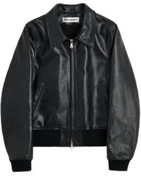 Our Legacy - Radar Bomber Leather Jacket - Lyst