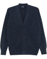 Barba Napoli - Virgin Wool Cardigan - Lyst