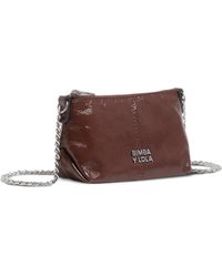 Bimba Y Lola - Chain Leather Satchel - Lyst
