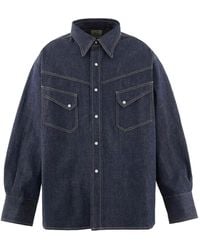SAINT Mxxxxxx - Chest-Pocket Denim Shirt - Lyst