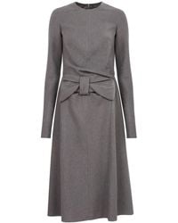 Maison Margiela - Bow-Detailing Midi Dress - Lyst