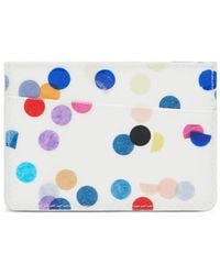 Maison Margiela - Slim Confetti-Print Card Holder - Lyst