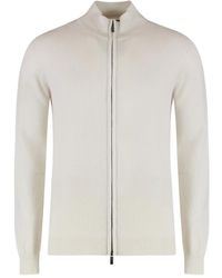 Moorer - Benson-Wsk Zip-Up Cardigan - Lyst