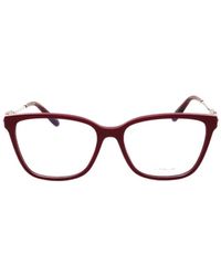 Chopard - Crystal-Embellished Rectangle-Frame Glasses - Lyst