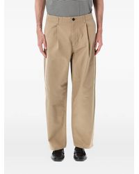 Still By Hand - Kontor Pleated Straight-Leg Trousers - Lyst