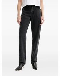 BOSS - Jeans Mit Logo-Patch - Lyst