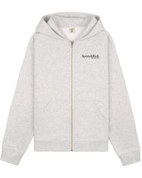 Sporty & Rich - Run Club Zipped Hoodie - Lyst