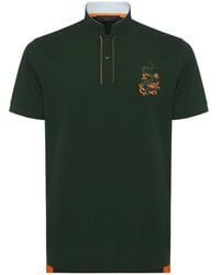 Shanghai Tang - Polo Con Ricamo Drago - Lyst