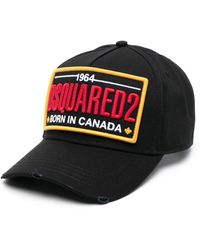 DSquared² - Born In Canada Logo-embroidered Cap - Lyst