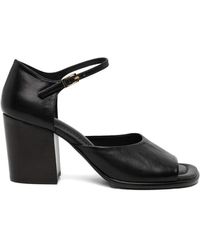 Lemaire - Sandales En Cuir À Bout Carré - Lyst