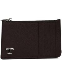 Tod's - T Timeless Kartenetui Mit Gekörnter Struktur - Lyst