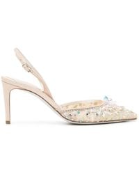 Rene Caovilla - Chandelier 70Mm Leather Pumps - Lyst