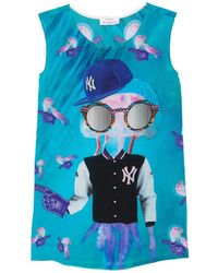 The Artistylist - Graphic-Print Sleeveless Top - Lyst