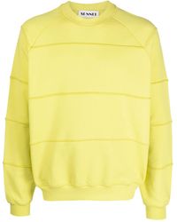 Sunnei - Panelled Organic Cotton Sweatshirt - Lyst