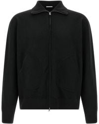 Oliver Lattughi - Zip-Up Merino-Wool Sweater - Lyst