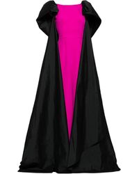 Saiid Kobeisy - Cape-Detail Wide-Leg Jumpsuit - Lyst